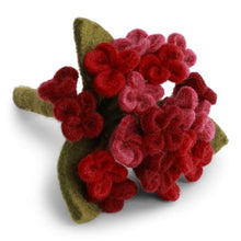 Load image into Gallery viewer, Small hydrangea - dark red
