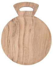 Load image into Gallery viewer, Wooden serving plate w/handle - medium
