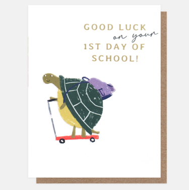 First day at school card