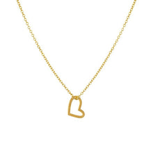 Load image into Gallery viewer, Cupid heart necklace - gold
