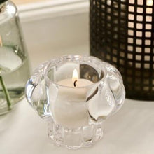 Load image into Gallery viewer, Fleur candle holder - clear
