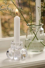 Load image into Gallery viewer, Fleur candle holder - clear
