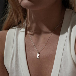 Love necklace - silver