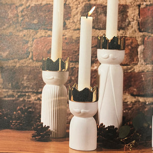 Xmas dec - 3 wise men candle holders