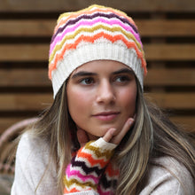 Load image into Gallery viewer, Chevron beanie hat

