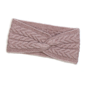 Herringbone knot twist headband - various colours