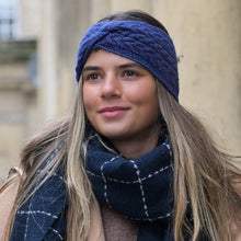 Load image into Gallery viewer, Herringbone knot twist headband - various colours
