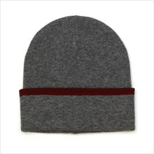 Load image into Gallery viewer, Ribbed beanie hat - grey
