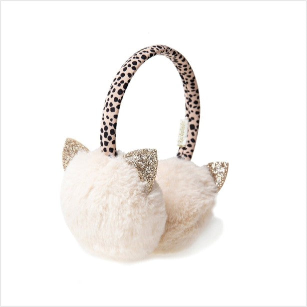 Clara cat leopard earmuffs