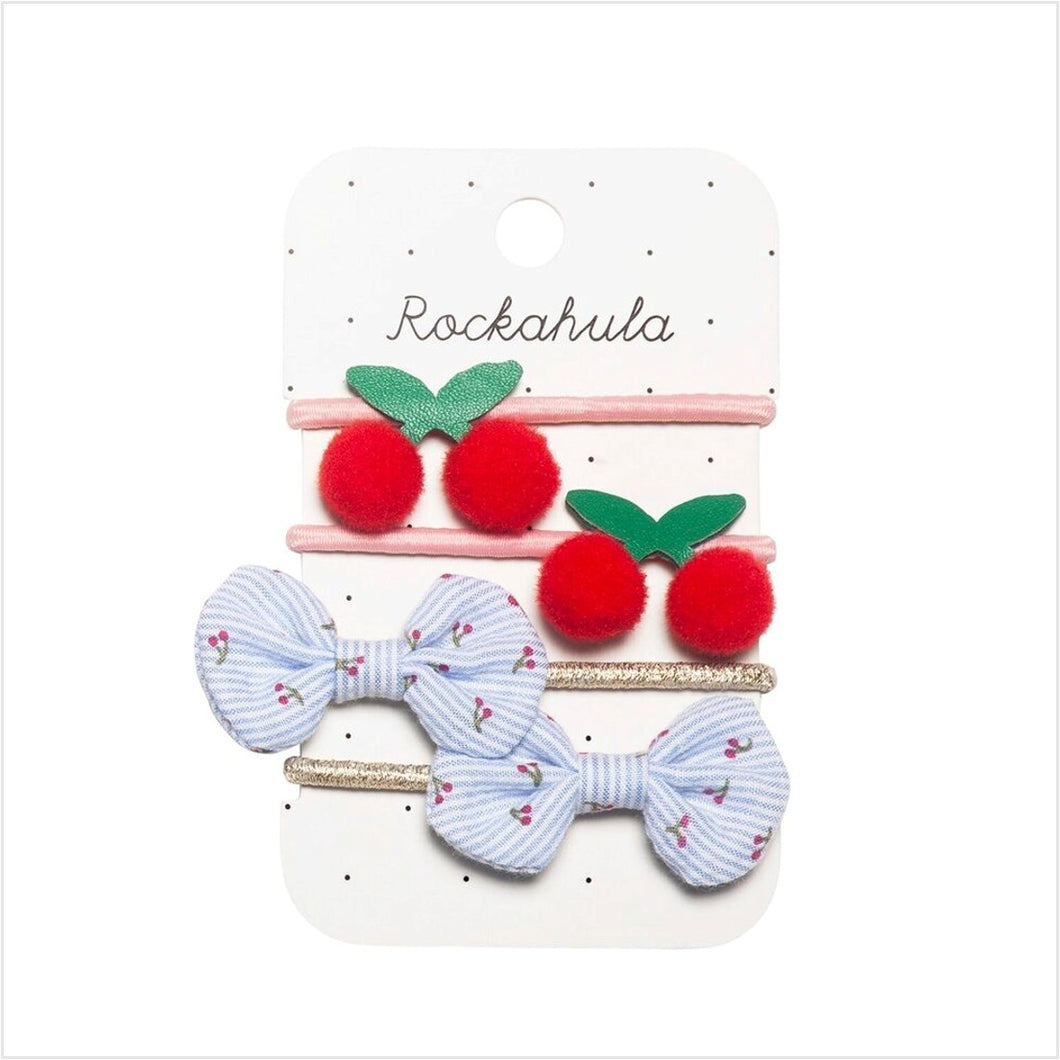 Sweet cherry bow ponies