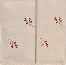 Load image into Gallery viewer, Xmas table runner - winterberry branches
