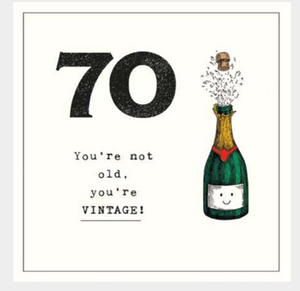 You're not old you're vintage card