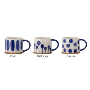 Linora mugs - blue