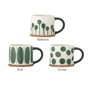 Linora mugs - green