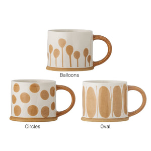 Linora mugs - brown