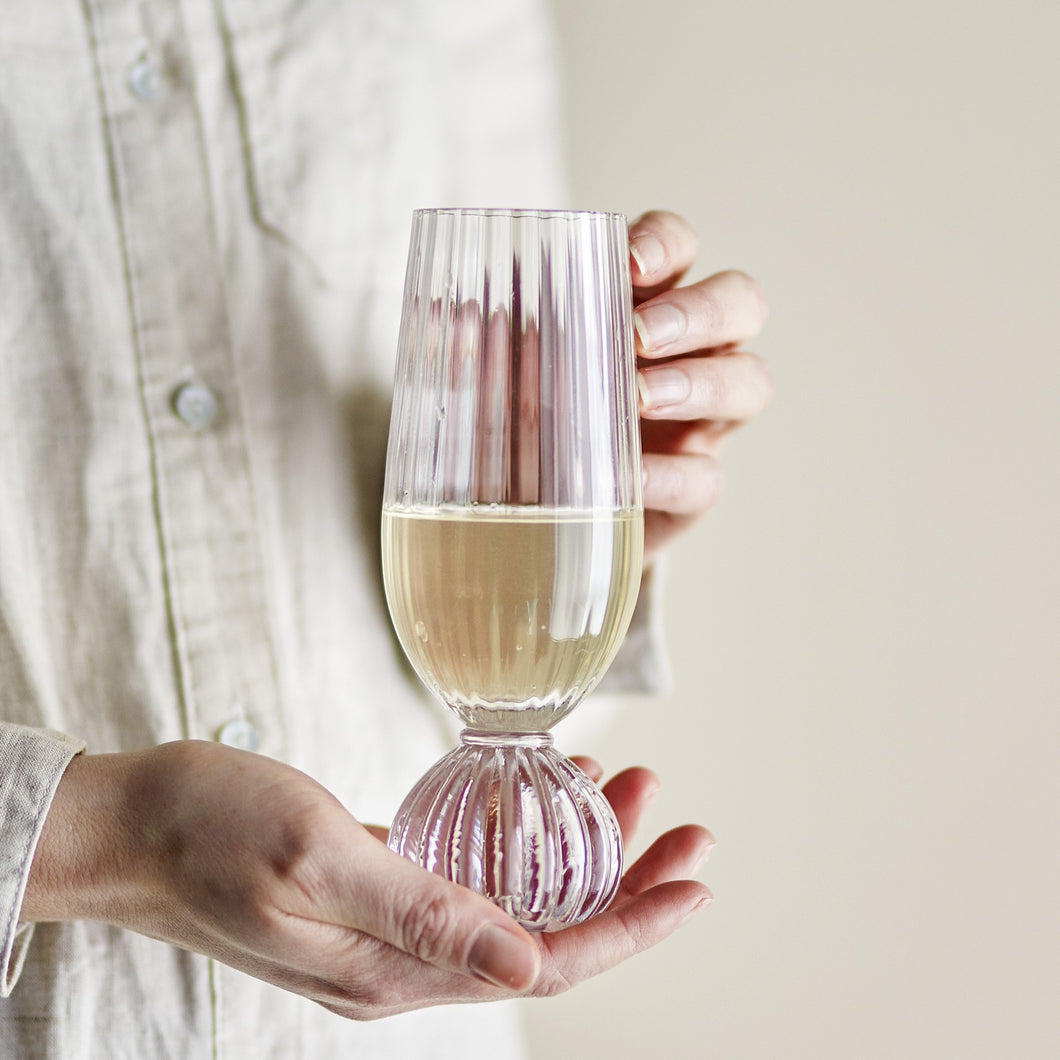 Taurin champagne glass - clear