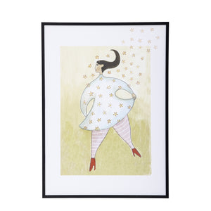 Ajo illustration - framed print
