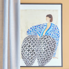 Load image into Gallery viewer, Vivianne illustration - framed print
