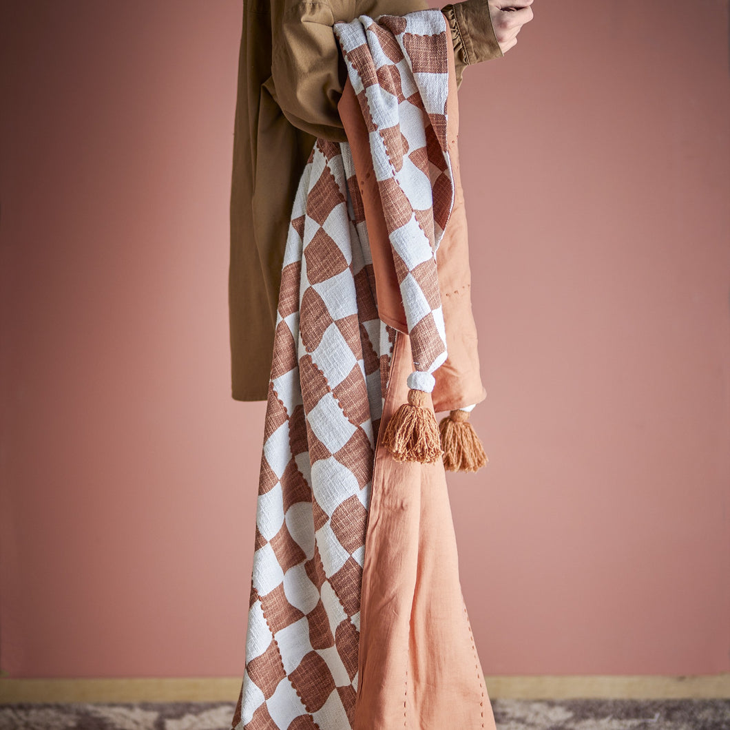 Chola throw - brown