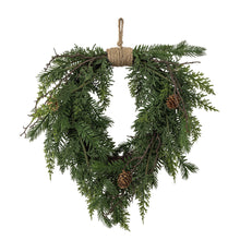 Load image into Gallery viewer, Pine deco wreath
