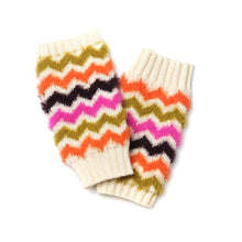 Load image into Gallery viewer, Chevron wrist warmer gloves
