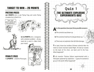 Horrible science quiz book