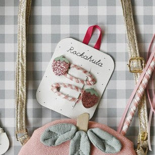 Sweet strawberry clips