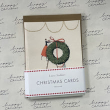 Load image into Gallery viewer, Christmas cards - present pile &amp; Christmas wreath (pack of 10)
