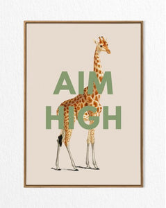 Aim high print (unframed)