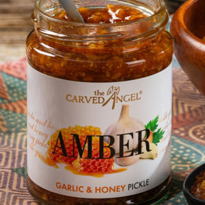 Amber garlic & honey pickle