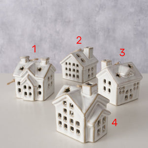 Xmas decs - hanging houses