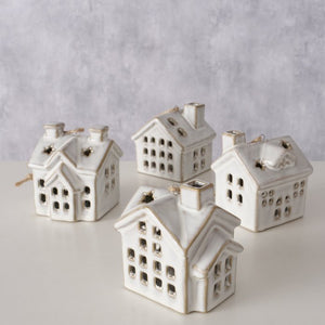 Xmas decs - hanging houses
