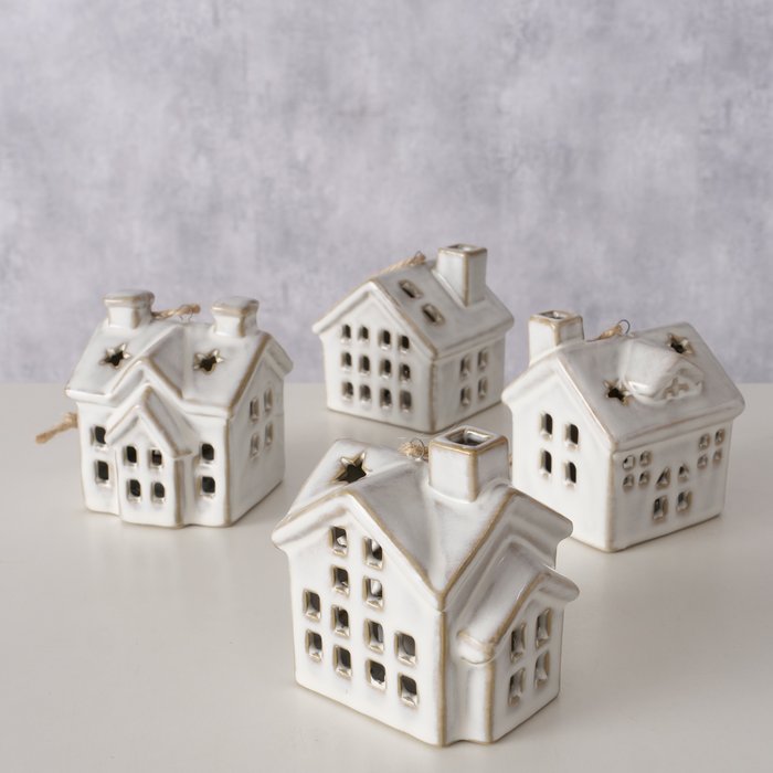 Xmas decs - hanging houses