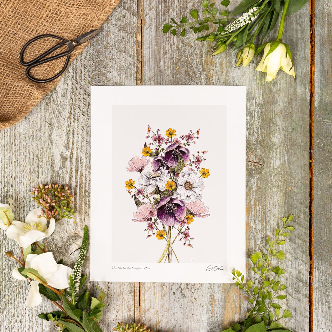 Amethyst - unframed print