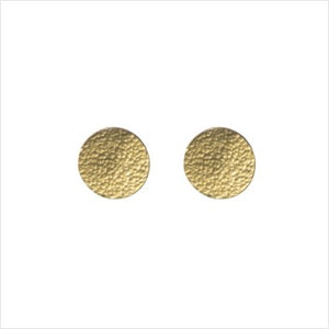 Asha circle stud earrings - medium