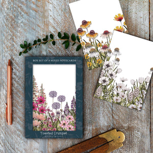 Regency Garden Collection wildflower meadows - set of 8 cards