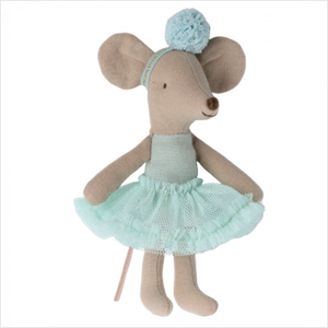 Ballerina mouse - little sister - light mint