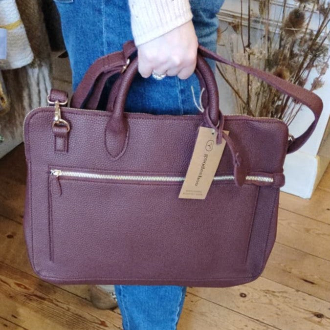 Balsas laptop bag - burgundy
