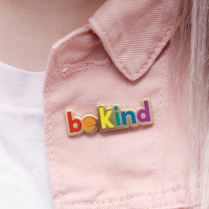 Be kind enamel pin