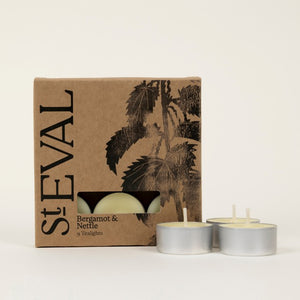 Tealights - bergamot & nettle