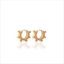 Load image into Gallery viewer, Bessie hoop earrings - gold
