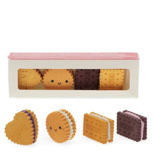 Load image into Gallery viewer, Biscuit erasers (set of 4)
