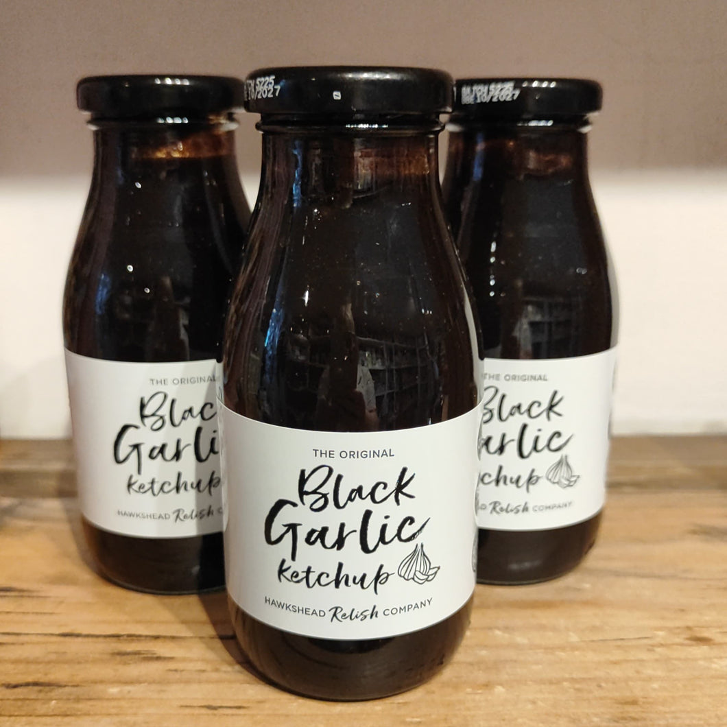 Black garlic ketchup