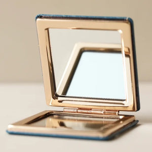 Blooming lovely compact mirror