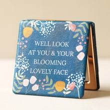 Load image into Gallery viewer, Blooming lovely compact mirror
