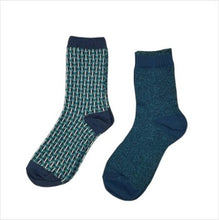 Load image into Gallery viewer, Blue Leipzig &amp; denim Tokyo socks box duo
