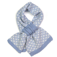 Load image into Gallery viewer, Scandi flower knit pull-through scarf - available in various colours
