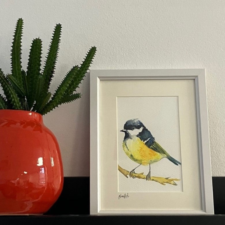 Blue tit painting
