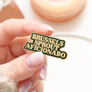 Brussels sprouts enamel pin