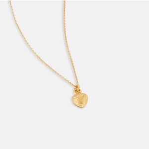 Bubble heart necklace - gold